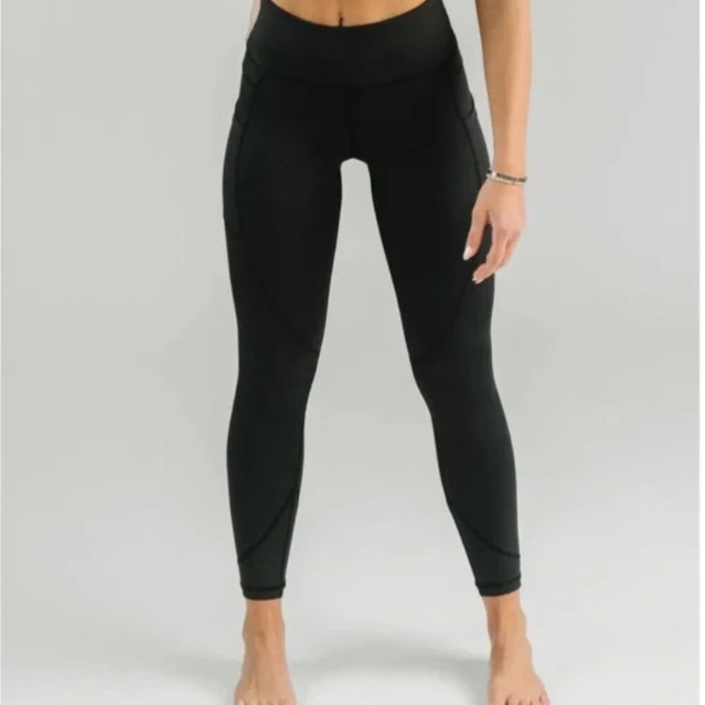 Zyia Light n Tight Hi-Rise 7/8 24” Size 12 NWT Black